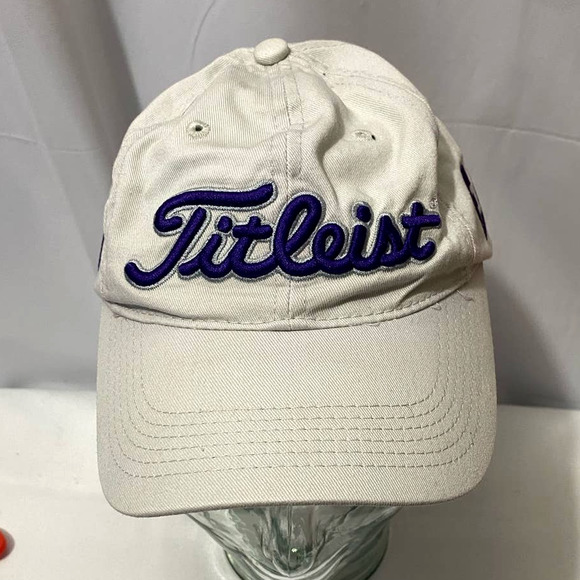 Titleist Golf hat Foot joy Titleist white golf cap - Picture 1 of 8